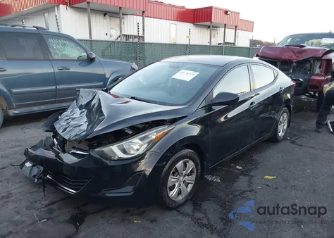 2016 Hyundai Elantra Se из США, поврежденный, VIN KMHDH4AE7GU601870